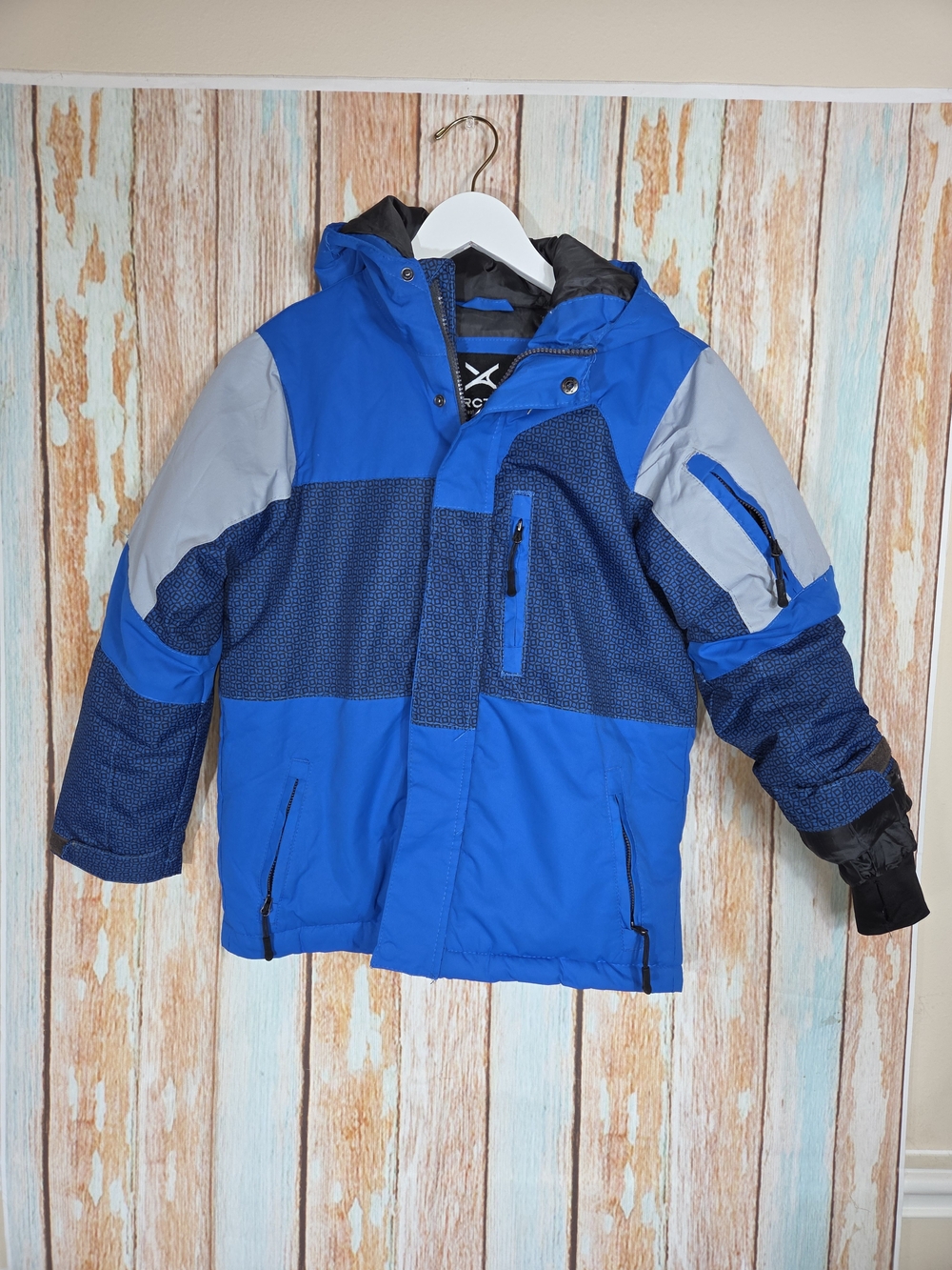 Arctix Kids Spruce Puffer Insulated Jacket "Nautical Blue" colorway. Size M